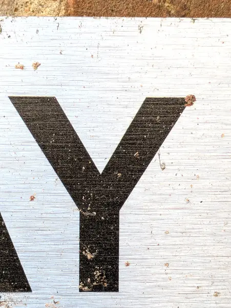 Sıkıntılı Durum Tipografisi ile Yazılan Kelimeler Fidye Mektubu Y 'yi Buldu