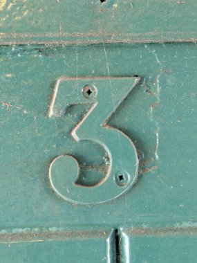 Sıkıntılı Durum Tipografisi ile Yazılan Sözcükler 3 Numarayı Buldu