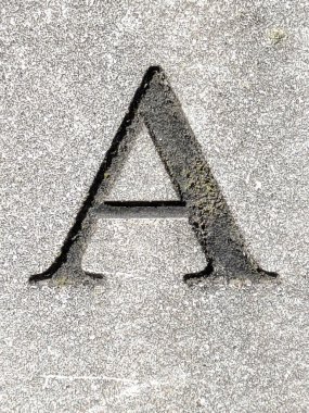 Sıkıntılı Durum Tipografisi ile Yazılan Sözcükler Fidye Mektubu A 'yı Buldu