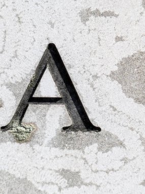 Sıkıntılı Durum Tipografisi ile Yazılan Sözcükler Fidye Mektubu A 'yı Buldu