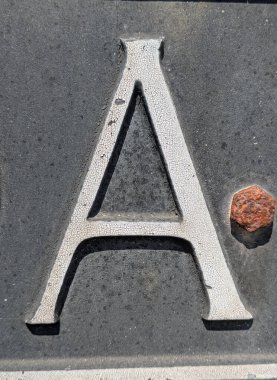 Sıkıntılı Durum Tipografisi ile Yazılan Sözcükler Fidye Mektubu A 'yı Buldu