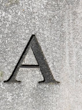 Sıkıntılı Durum Tipografisi ile Yazılan Sözcükler Fidye Mektubu A 'yı Buldu