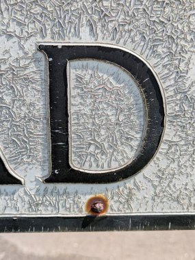 Sıkıntılı Durum Tipografisi ile Yazılan Kelimeler Fidye Mektubu D 'yi Buldu