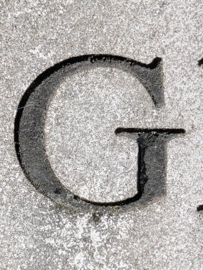 Sıkıntılı Durum Tipografisi ile Yazılan Sözcükler Fidye Mektubu G 'yi Buldu