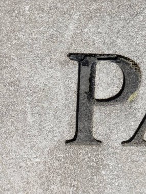 Sıkıntılı Durum Tipografisi ile Yazılan Sözcükler Fidye Mektubu P Bulundu