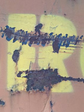 Sıkıntılı Durum Tipografisi ile Yazılan Kelimeler Fidye Mektubu R 'yi Buldu