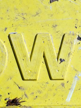 Sıkıntılı Durum Tipografisi ile Yazılan Sözcükler Fidye Mektubu W 'yu Buldu