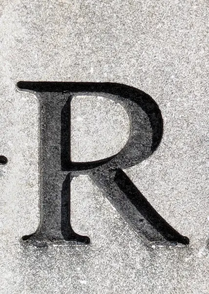 Sıkıntılı Durum Tipografisi ile Yazılan Kelimeler Fidye Mektubu R 'yi Buldu