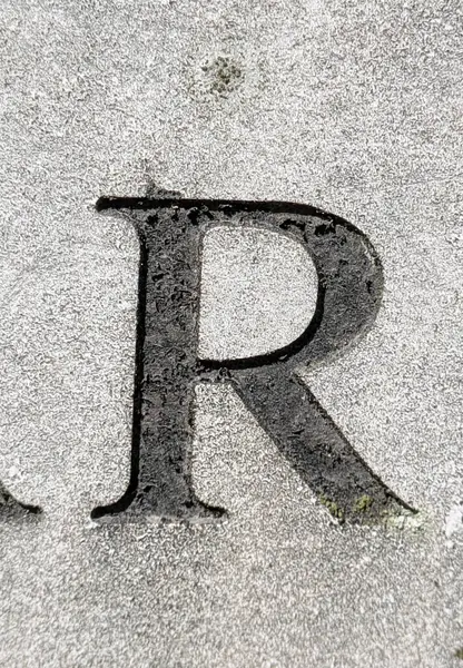 Sıkıntılı Durum Tipografisi ile Yazılan Kelimeler Fidye Mektubu R 'yi Buldu