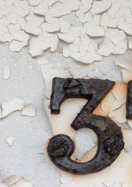 Sıkıntılı Durum Tipografisi Yazı Tipi 3. Yazı Tipi Harfi Bulundu