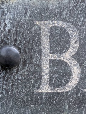 Sıkıntılı Durum Tipografisi ile Yazılan Kelimeler Ransom Yazı Tipi Harfi B 'yi Buldu
