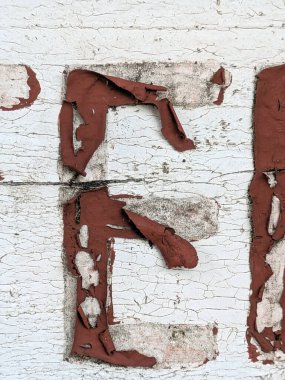 Sıkıntılı Durum Tipografisi ile Yazılan Kelimeler Ransom Yazı Tipi E Harfi Bulundu