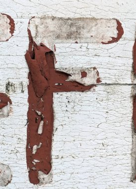 Sıkıntılı Durum Tipografisi ile Yazılan Kelimeler Ransom Yazı Tipi F Harfi Bulundu