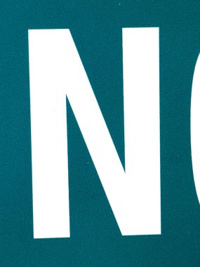 Sıkıntılı Durum Tipografisi ile Yazılan Kelimeler Ransom Yazı Tipi N Harfi Bulundu