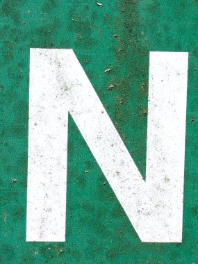 Sıkıntılı Durum Tipografisi ile Yazılan Kelimeler Ransom Yazı Tipi N Harfi Bulundu