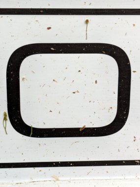 Sıkıntılı Durum Tipografisi ile Yazılan Sözcükler 0 Numaralı Fidye Yazı Tipi O 'yu Buldu