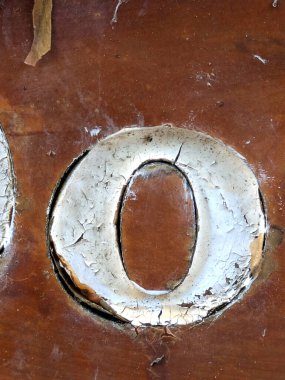 Sıkıntılı Durum Tipografisi ile Yazılan Sözcükler 0 Numaralı Fidye Yazı Tipi O 'yu Buldu