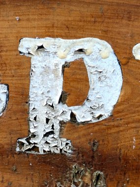 Sıkıntılı Durum Tipografisi ile Yazılan Kelimeler Ransom Yazı Tipi Harfi P 'yi Buldu