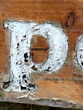 Sıkıntılı Durum Tipografisi ile Yazılan Kelimeler Ransom Yazı Tipi Harfi P 'yi Buldu