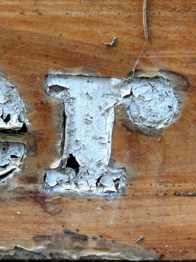 Sıkıntılı Durum Tipografisi ile Yazılan Sözcükler Ransom Yazı Tipi Harfi R