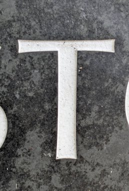 Sıkıntılı Durum Tipografisi ile Yazılan Kelimeler Ransom Yazı Tipi Mektubu bulundu