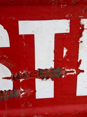 Sıkıntılı Durum Tipografisi ile Yazılan Kelimeler Ransom Yazı Tipi Mektubu bulundu