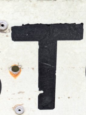 Sıkıntılı Durum Tipografisi ile Yazılan Kelimeler Ransom Yazı Tipi Mektubu bulundu