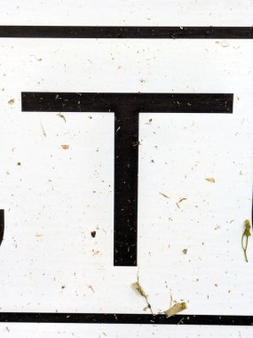 Sıkıntılı Durum Tipografisi ile Yazılan Kelimeler Ransom Yazı Tipi Mektubu bulundu