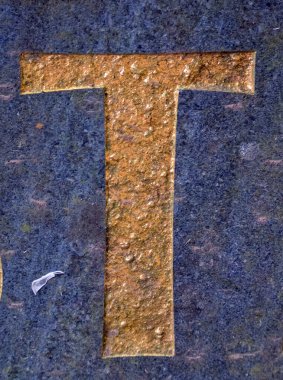 Sıkıntılı Durum Tipografisi ile Yazılan Kelimeler Ransom Yazı Tipi Mektubu bulundu