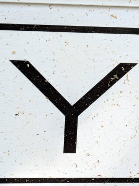 Sıkıntılı Durum Tipografisi ile Yazılan Kelimeler Ransom Yazı Tipi Y harfini buldu