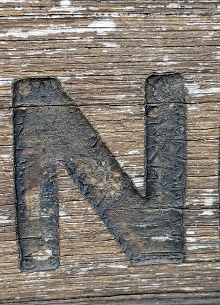 Sıkıntılı Durum Tipografisi ile Yazılan Kelimeler Ransom Yazı Tipi N Harfi Bulundu