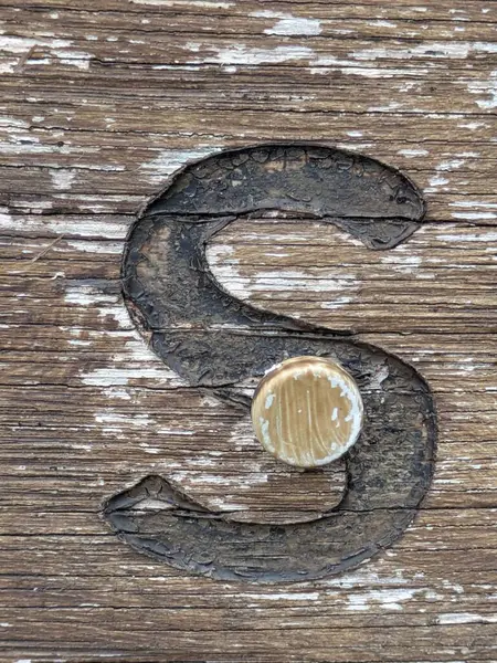 Sıkıntılı Durum Tipografisi ile Yazılan Sözcükler Ransom Yazı Tipi S Harfi Bulundu