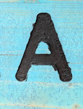 Sıkıntılı Durum Tipografisi ile Yazılan Sözcükler Fidye Mektubu A 'yı Buldu