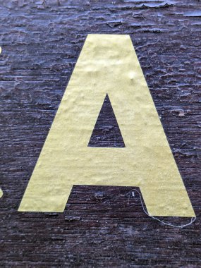 Sıkıntılı Durum Tipografisi ile Yazılan Sözcükler Fidye Mektubu A 'yı Buldu