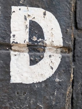 Sıkıntılı Durum Tipografisi ile Yazılan Kelimeler Fidye Mektubu D 'yi Buldu