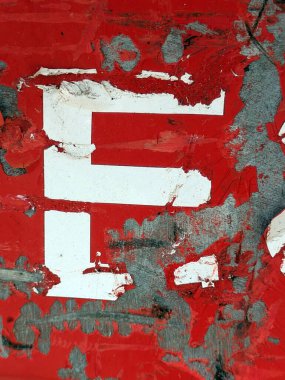 Sıkıntılı Durum Tipografisi ile Yazılan Sözcükler Fidye Mektubu E Bulundu