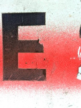 Sıkıntılı Durum Tipografisi ile Yazılan Sözcükler Fidye Mektubu E Bulundu