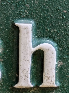 Sıkıntılı Durum Tipografisi ile Yazılan Kelimeler Fidye Mektubu H 'yi Buldu