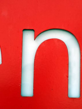 Sıkıntılı Durum Tipografisi ile Yazılan Kelimeler Fidye Mektubu N 'yi Buldu