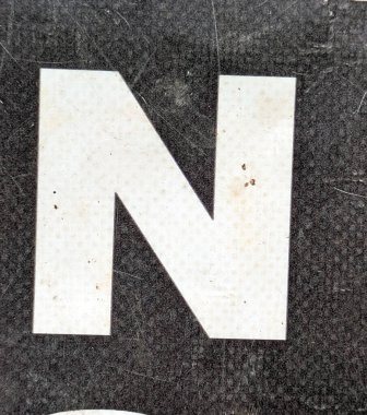 Sıkıntılı Durum Tipografisi ile Yazılan Kelimeler Fidye Mektubu N 'yi Buldu