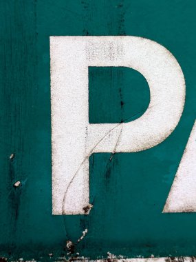 Sıkıntılı Durum Tipografisi ile Yazılan Sözcükler Fidye Mektubu P Bulundu