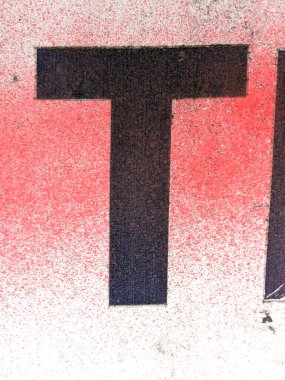 Sıkıntılı Durum Tipografisi ile Yazılan Kelimeler Fidye Mektubu T Bulundu