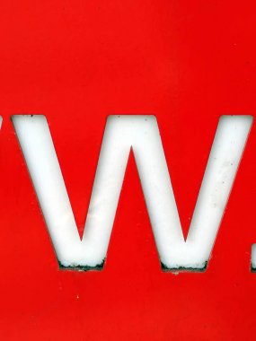 Sıkıntılı Durum Tipografisi ile Yazılan Sözcükler Fidye Mektubu W 'yu Buldu