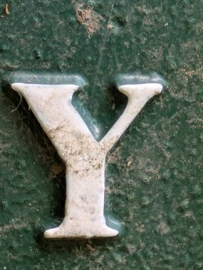 Sıkıntılı Durum Tipografisi ile Yazılan Kelimeler Fidye Mektubu Y 'yi Buldu