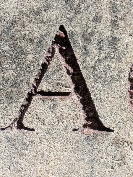 Sıkıntılı Durum Tipografisi ile Yazılan Sözcükler Fidye Mektubu A 'yı Buldu