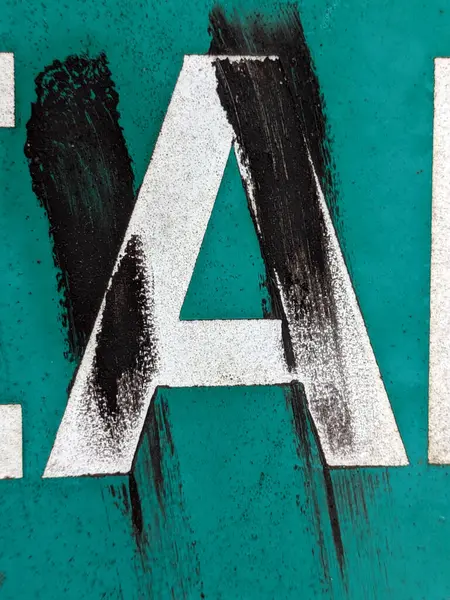 Sıkıntılı Durum Tipografisi ile Yazılan Sözcükler Fidye Mektubu A 'yı Buldu