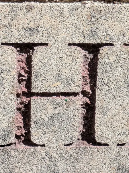 Sıkıntılı Durum Tipografisi ile Yazılan Kelimeler Fidye Mektubu H 'yi Buldu