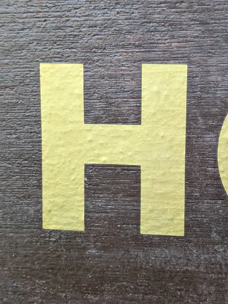 Sıkıntılı Durum Tipografisi ile Yazılan Kelimeler Fidye Mektubu H 'yi Buldu