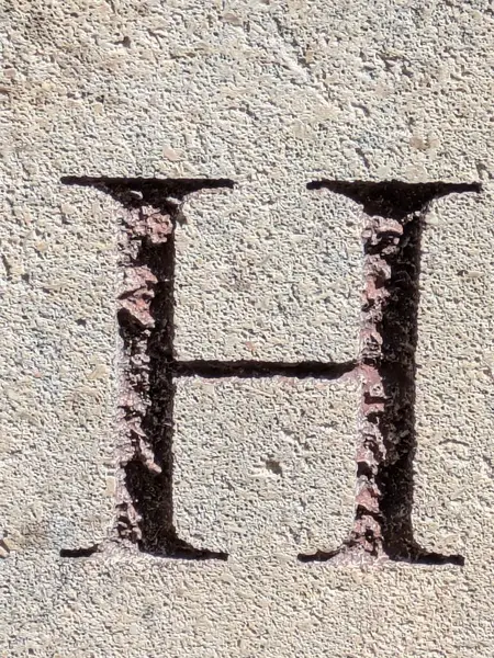 Sıkıntılı Durum Tipografisi ile Yazılan Kelimeler Fidye Mektubu H 'yi Buldu