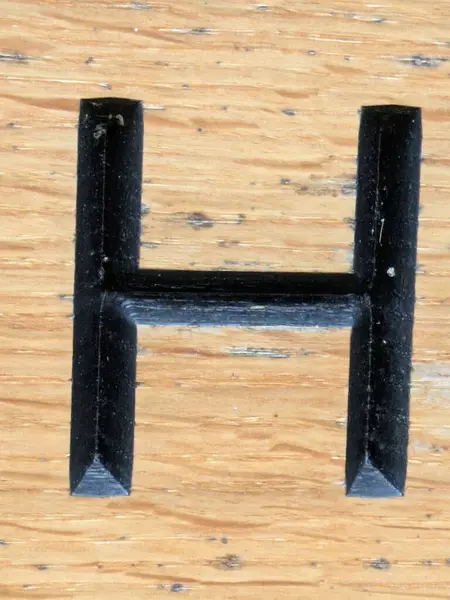 Sıkıntılı Durum Tipografisi ile Yazılan Kelimeler Fidye Mektubu H 'yi Buldu